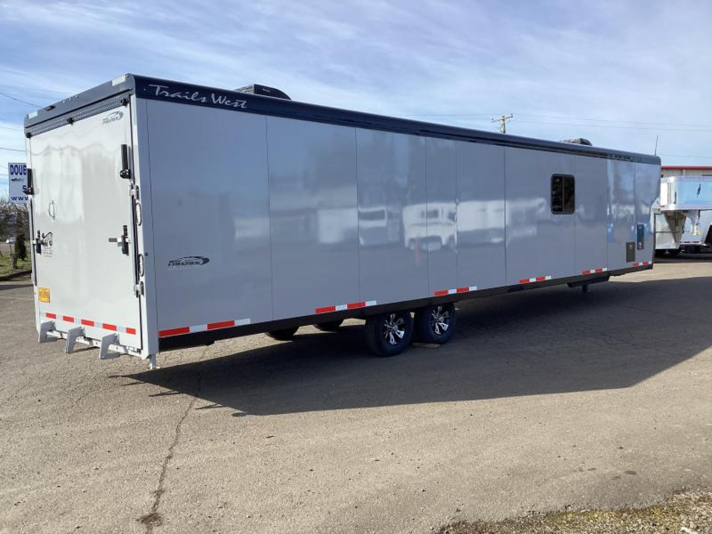 Used 2023 Trails West RPM Freeride 34' Car / Racing Trailer-40 gal. Fuel Cell with Pump