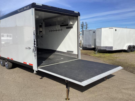 Used 2023 Trails West RPM Freeride 34' Car / Racing Trailer-40 gal. Fuel Cell with Pump