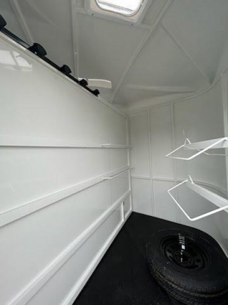 New 2025 Thuro-Bilt Wrangler 2 Horse Trailer-Telescoping Padded Dividers-Swing-Out Saddle Tree- Spare Tire- Extra Divider Catch-