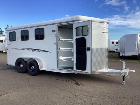 New 2025 Thuro-Bilt Renegade 3 Horse Trailer-7' Tall- Extra Divider Catch- 1' Added Length-Swing Out Saddle Rack