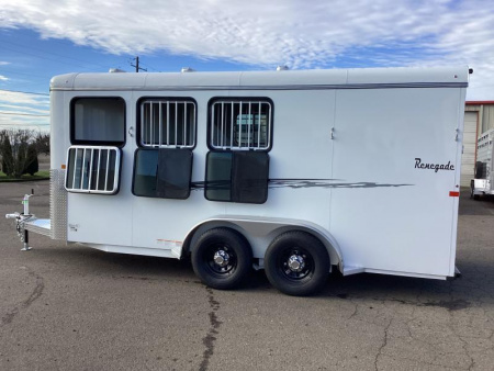 New 2025 Thuro-Bilt Renegade 3 Horse Trailer-7' Tall- Extra Divider Catch- 1' Added Length-Swing Out Saddle Rack