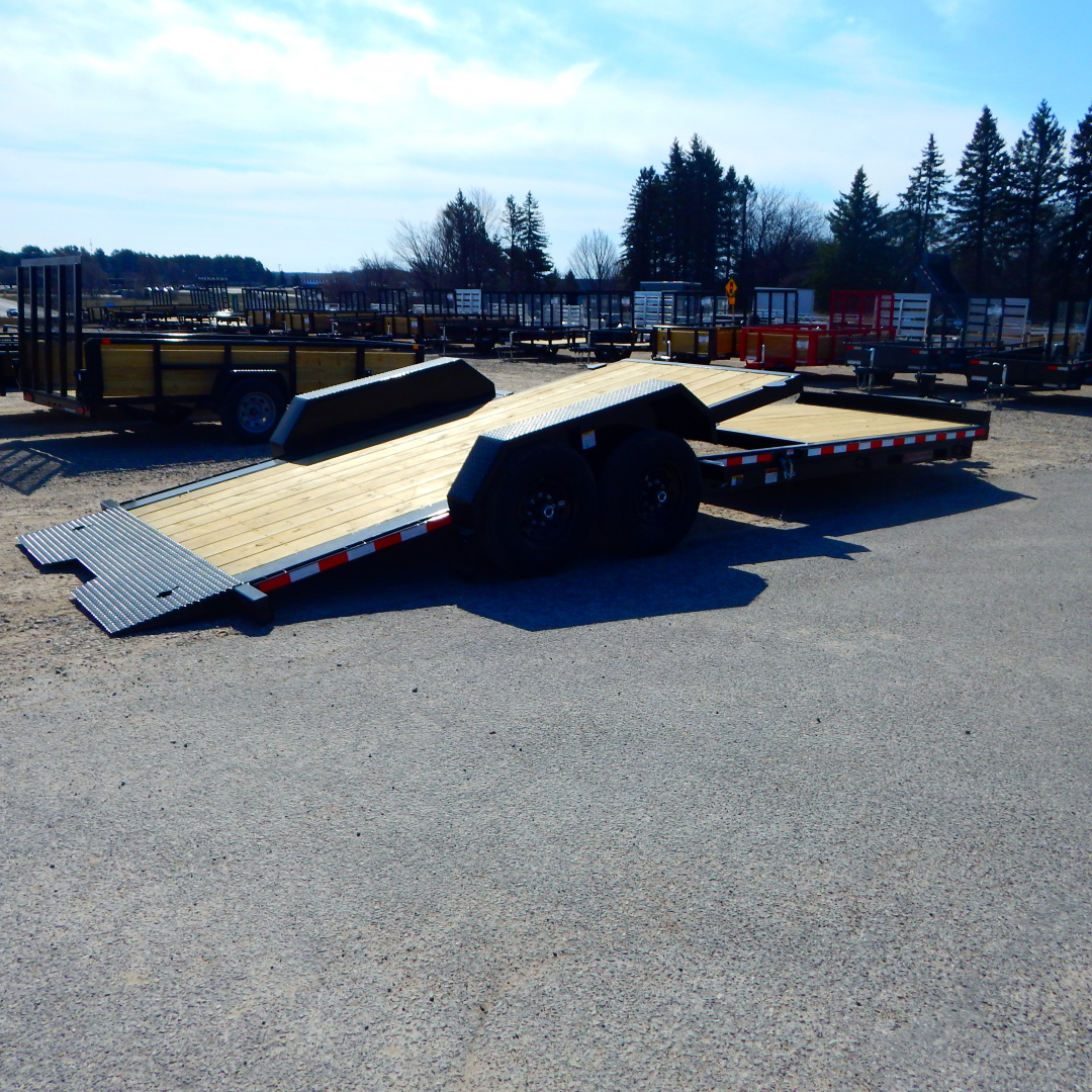 New 2026 Midsota 7X16+8 15.4K Implement Tilt Equipment Trailer
