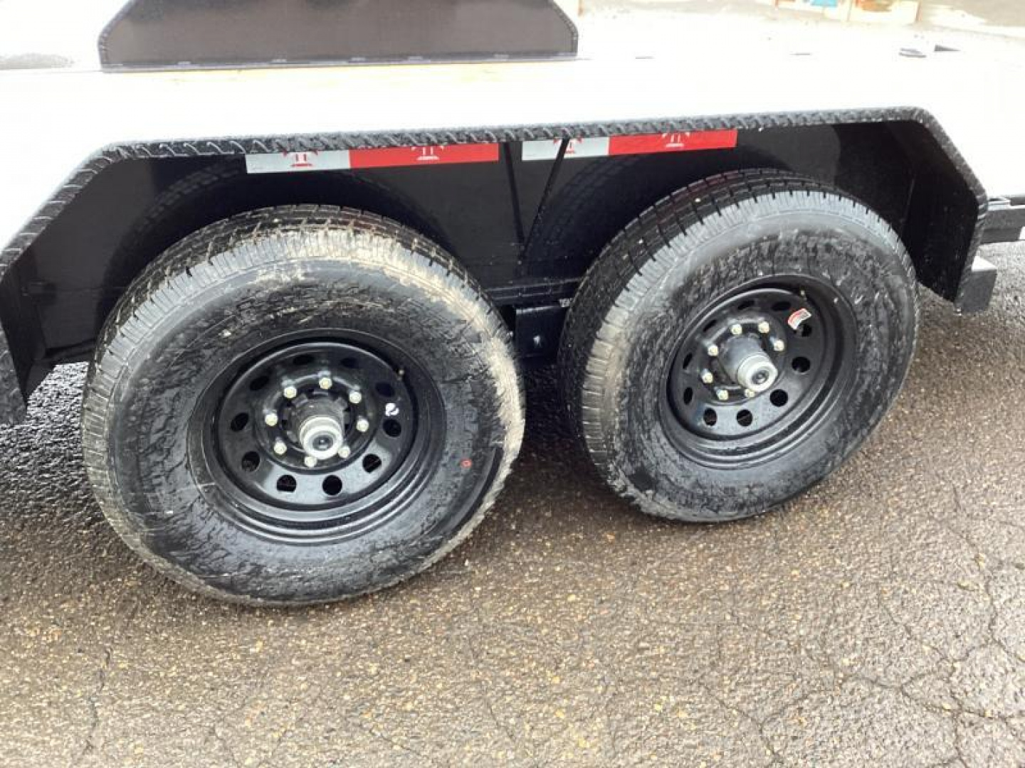 New Price Reduced $1950 -2025 Teton 22' Tilt Deck Trailer- 28' Overall length- 14k- 6' Stationary w/ 16' Gravity Tilt-Chain Box