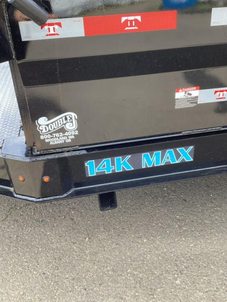 New PRICE REDUCED $2250! 2025 Teton Trailer  Dump Trailer 14' long x 82'' wide-14k- Scissor lift- XL chain box-tarp system!