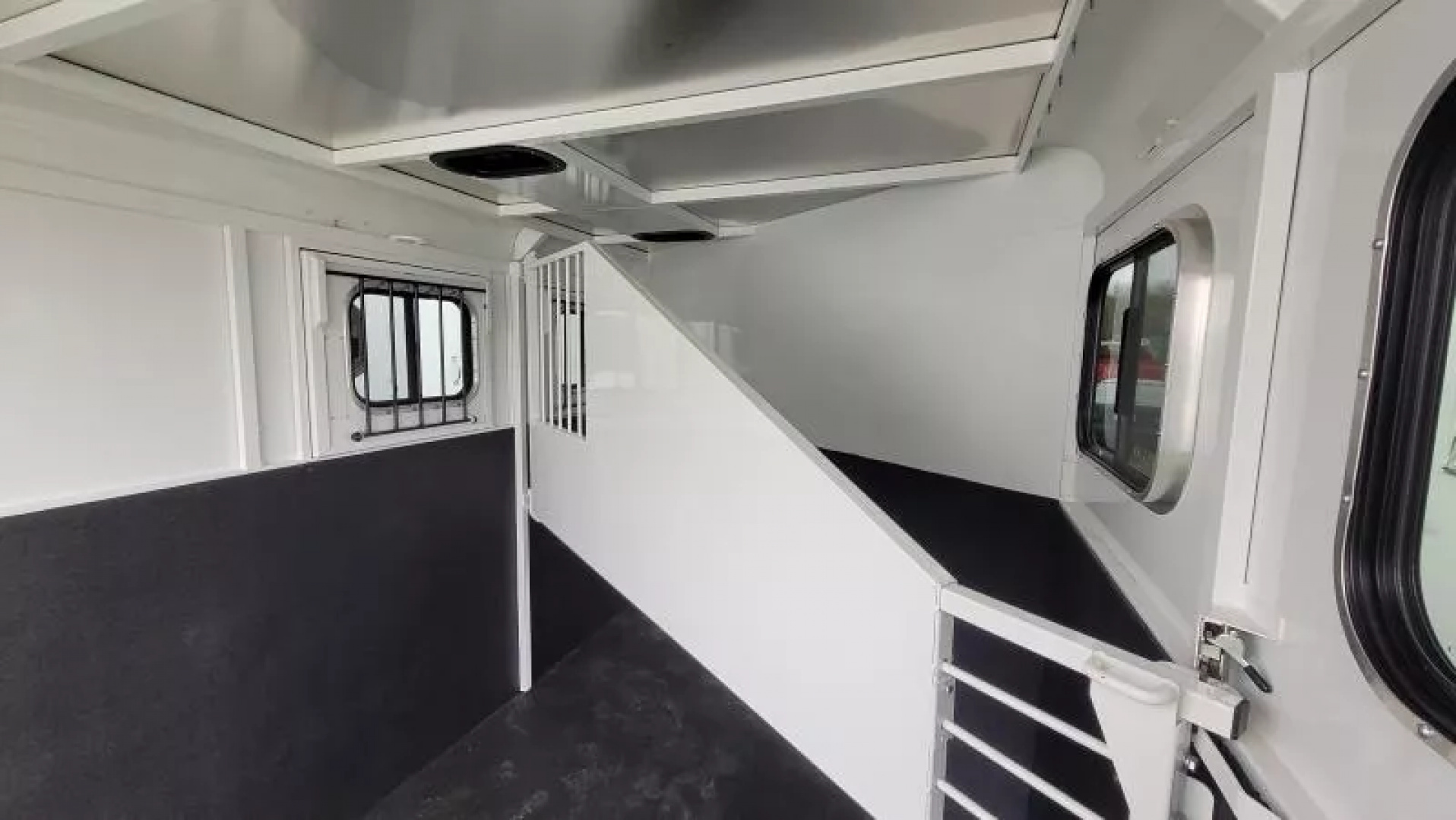 New 2026 Trails West Adventure MX II 2 Horse Trailer - Swing out saddle rack