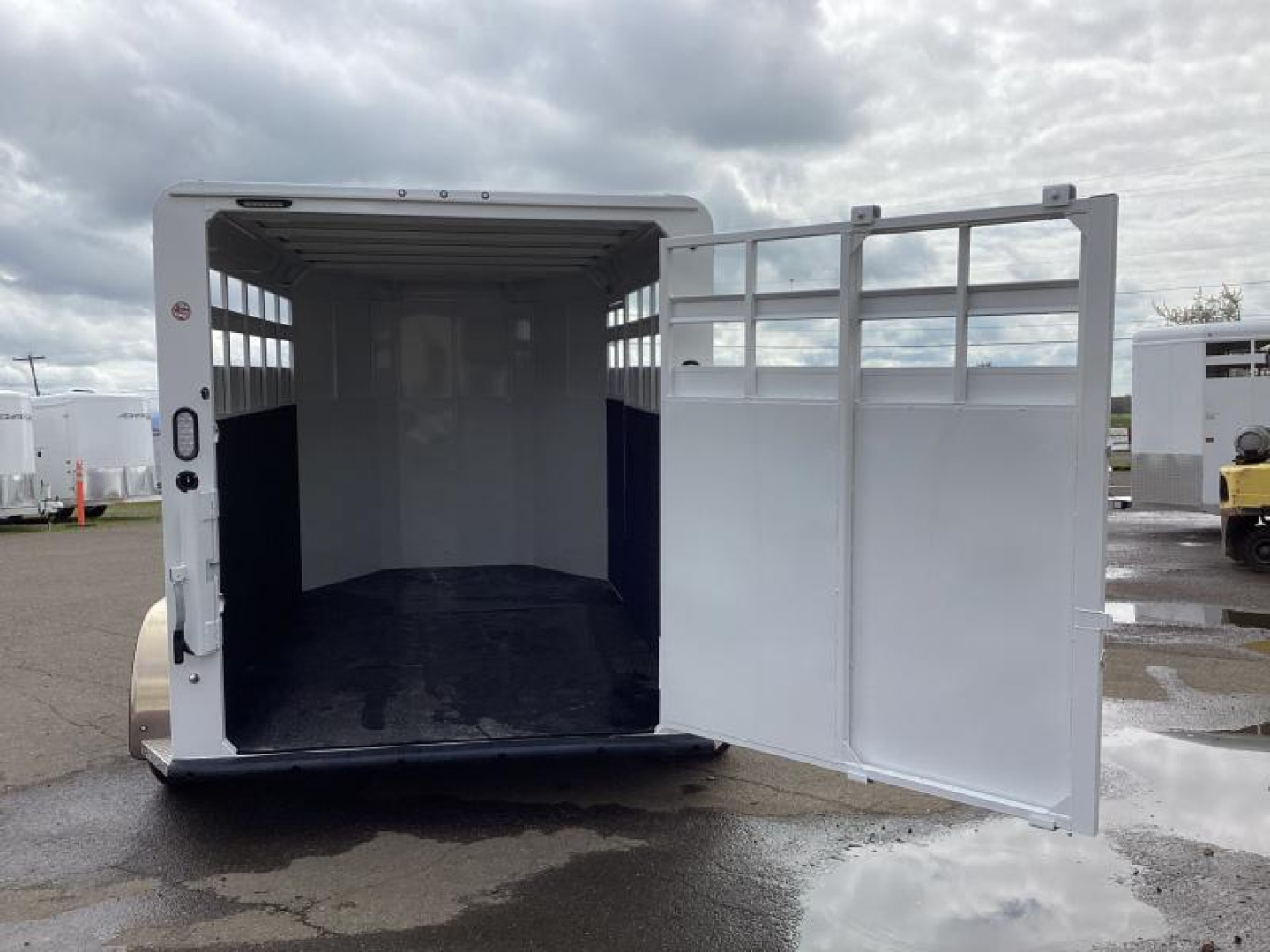 New 2026 Trails West Adventure II 14' Stock Trailer - Rear Sort Door - Side Door