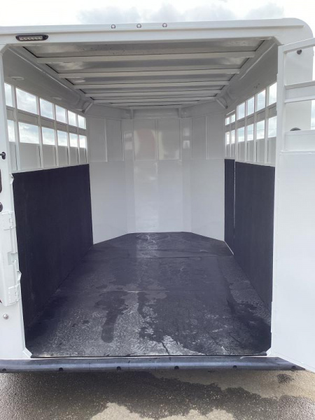 New 2026 Trails West Adventure II 14' Stock Trailer - Rear Sort Door - Side Door