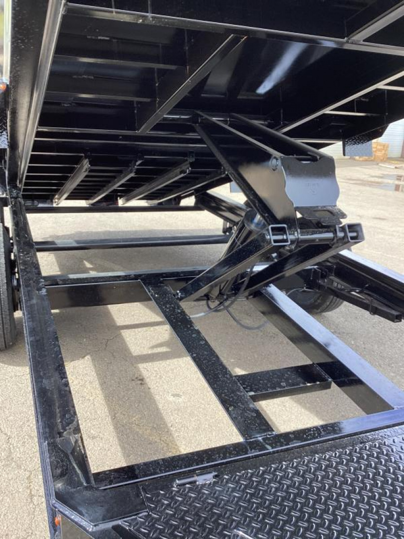 New PRICE REDUCED $2200! 2025 Teton Trailer Dump Trailer 16' long x 82'' wide-16k- Scissor lift- XL chain box-tarp system!
