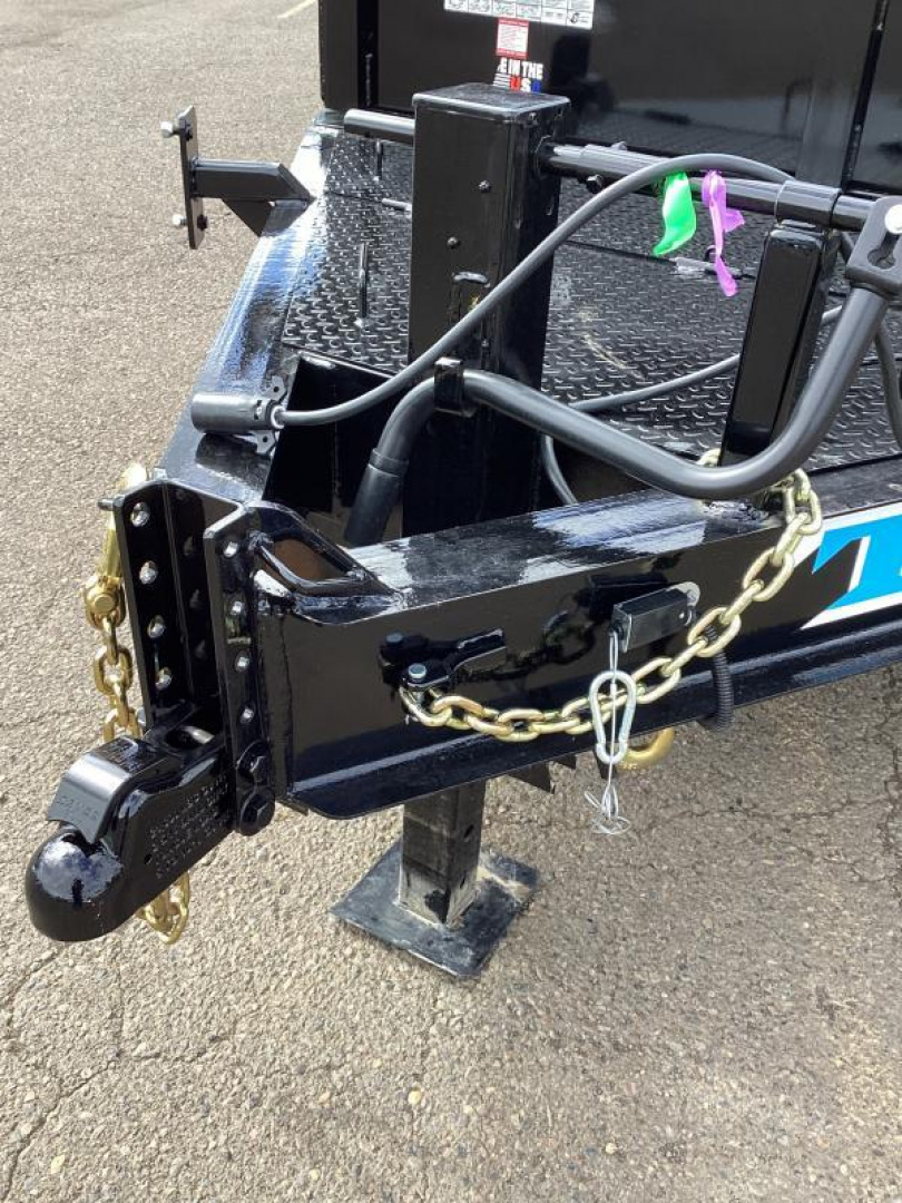 New PRICE REDUCED $2200! 2025 Teton Trailer Dump Trailer 16' long x 82'' wide-16k- Scissor lift- XL chain box-tarp system!