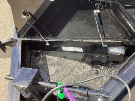 New PRICE REDUCED $2200! 2025 Teton Trailer Dump Trailer 16' long x 82'' wide-16k- Scissor lift- XL chain box-tarp system!