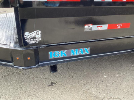 New PRICE REDUCED $2200! 2025 Teton Trailer Dump Trailer 16' long x 82'' wide-16k- Scissor lift- XL chain box-tarp system!