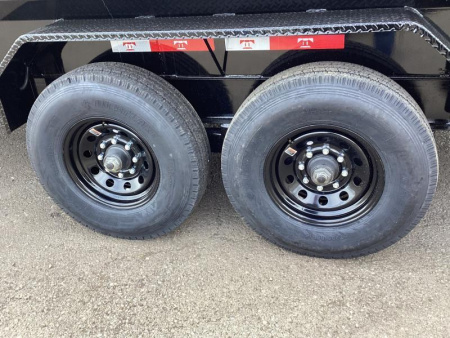 New PRICE REDUCED $2200! 2025 Teton Trailer Dump Trailer 16' long x 82'' wide-16k- Scissor lift- XL chain box-tarp system!