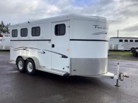 Used 2016 Trails West Classic II PRICE REDUCED 3 Horse Trailer- Escape Door-Swing out Saddle rack Horse Trailer