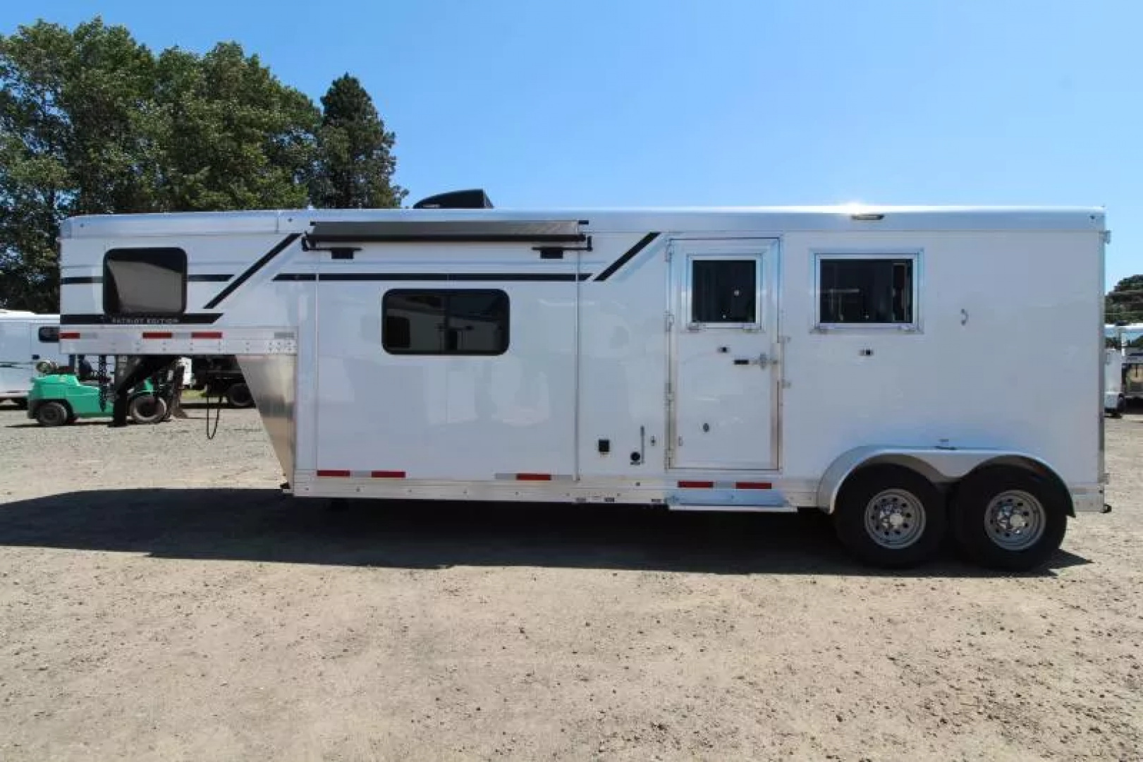 New 2026 SMC Patriot P29SRK - 9FT SW w/ Slide LQ. All Alum. All Real Wood Interior. 2 Horse Trailer