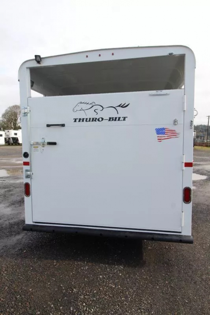 New 2026 Thuro-Bilt Wrangler 3 Horse Trailer-Telescoping Padded Dividers-Swing-Out Saddle Tree- Spare Tire- Extra Divider Catch