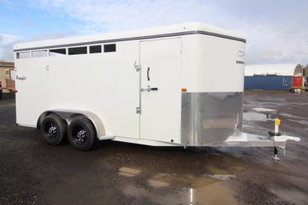 New 2026 Thuro-Bilt Wrangler 3 Horse Trailer-Telescoping Padded Dividers-Swing-Out Saddle Tree- Spare Tire- Extra Divider Catch