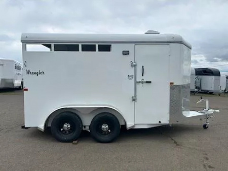 New 2026 Thuro-Bilt Wrangler 2 Horse Trailer-Telescoping Padded Dividers-Swing-Out Saddle Tree- Spare Tire- Extra Divider Catch