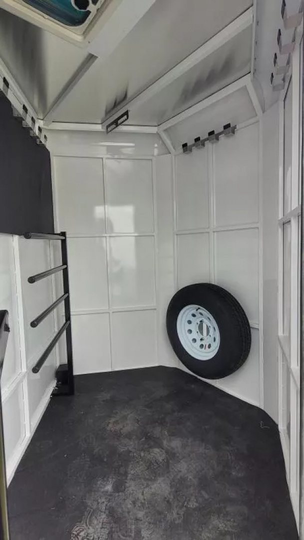 New 2026 Trails West Adventure MX II 2 Horse Trailer-Swing-Out Saddle Rack-Water Tank-7' Tall-Rear Windows