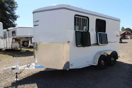 New 2026 Thuro-Bilt Liberty 2 Horse Trailer- 7'6  Tall- Extra Divider Catch - Swing out saddle rack