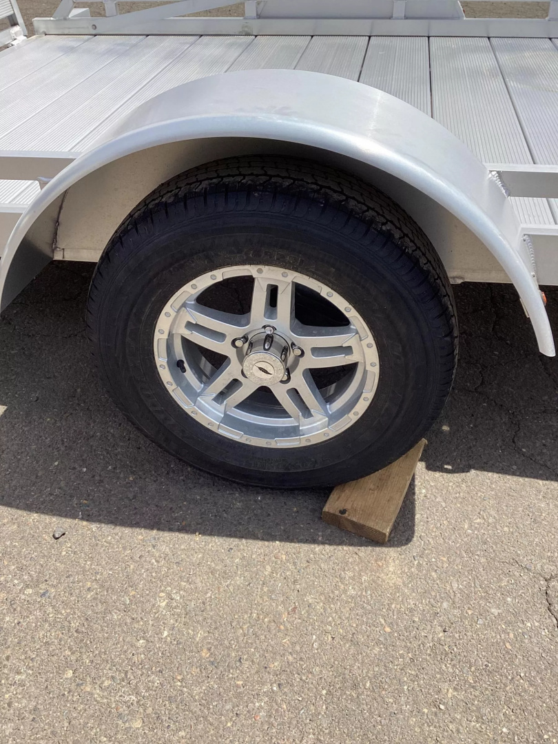 New Price Reduced - 2025 Featherlite  1693 Flatbed 10' Utility Trailer - All Aluminum - 8 Stake Pockets - Rubber Torsion Axles Utility Trailer