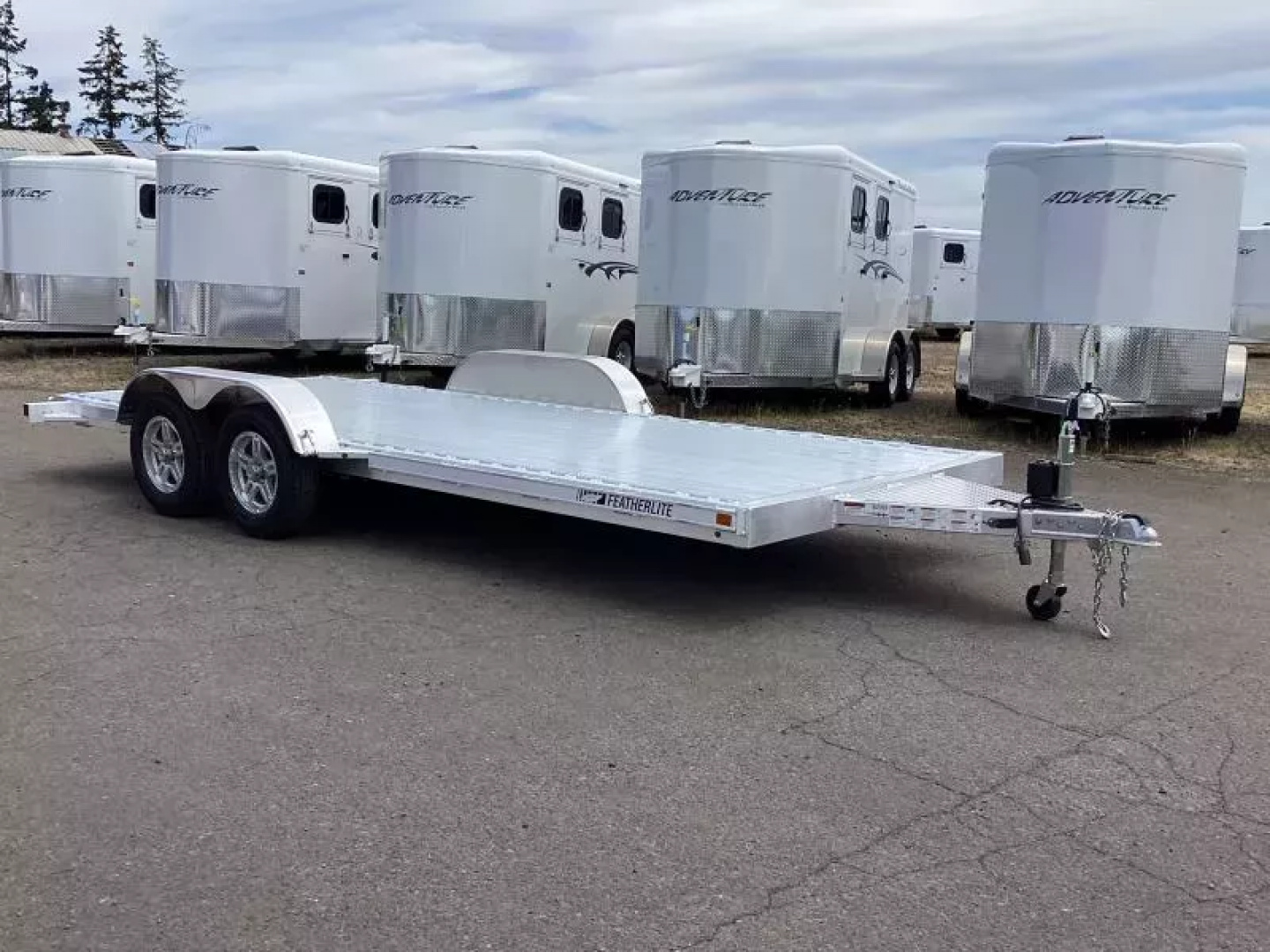 New 2025 Featherlite 2025 Featherlite 3182 - 20' Flatbed Car Hauler Trailer Aluminum Car Hauler