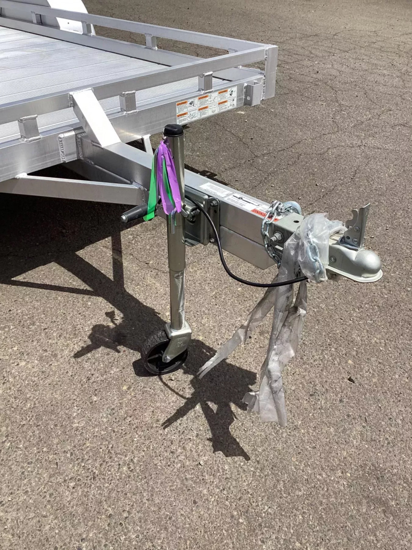 New 2025 Featherlite 2025 Featherlite 1693 Flatbed 10' Utility Trailer - All Aluminum - 8 Stake Pockets - Rubber Torsion Axles Utility Trailer