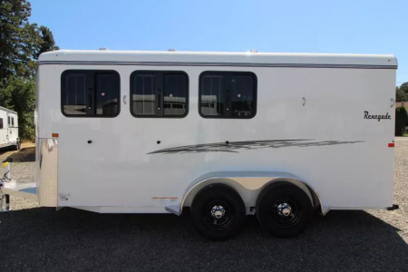 New 2026 Thuro-Bilt Renegade 3 Horse-Spare Tire- 2' added length- Extra Divider Catch