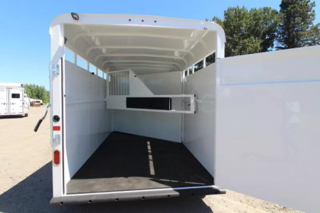 New 2026 Thuro-Bilt Wrangler 2 Horse Trailer-Telescoping Padded Dividers-Swing-Out Saddle Tree- Spare Tire- Extra Divider Catch Horse Trailer
