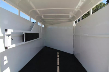 New 2026 Thuro-Bilt Wrangler 2 Horse Trailer-Telescoping Padded Dividers-Swing-Out Saddle Tree- Spare Tire- Extra Divider Catch Horse Trailer