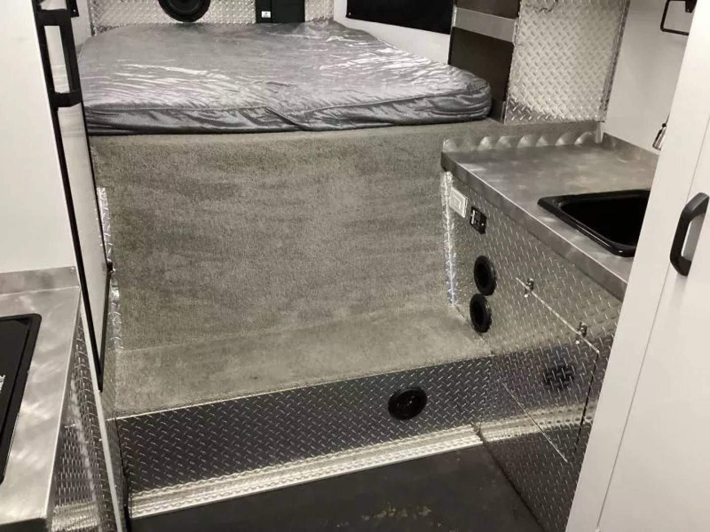 Used 2023 Trails West RPM Freeride 34' Snowmobile Trailer- 40 gal. Fuel Cell with Pump