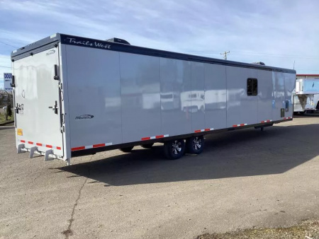 Used 2023 Trails West RPM Freeride 34' Snowmobile Trailer- 40 gal. Fuel Cell with Pump