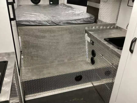 Used 2023 Trails West RPM Freeride 34' Snowmobile Trailer- 40 gal. Fuel Cell with Pump