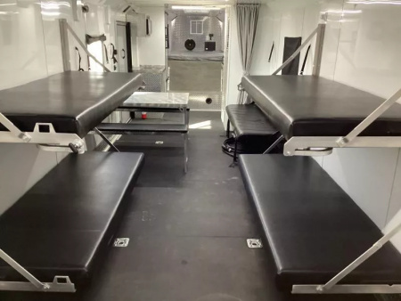 Used 2023 Trails West RPM Freeride 34' Snowmobile Trailer- 40 gal. Fuel Cell with Pump