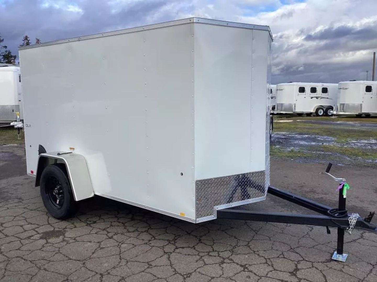 New 2025 Compass Indigo DLX 5 x 10 Cargo Enclosed Trailer Rear Double Door-Spare Cargo / Enclosed Trailer