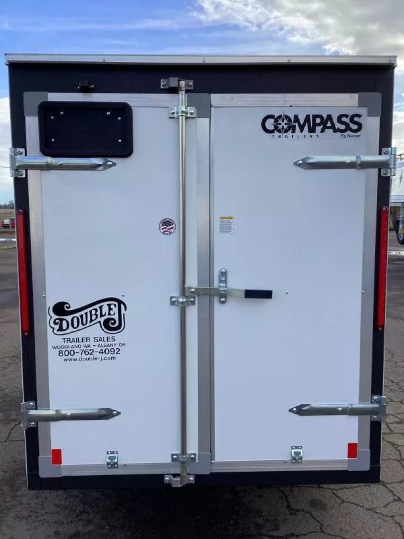 New 2025 Compass Indigo DLX 5 x 10 Cargo Enclosed Trailer Rear Double Door-Spare Cargo / Enclosed Trailer