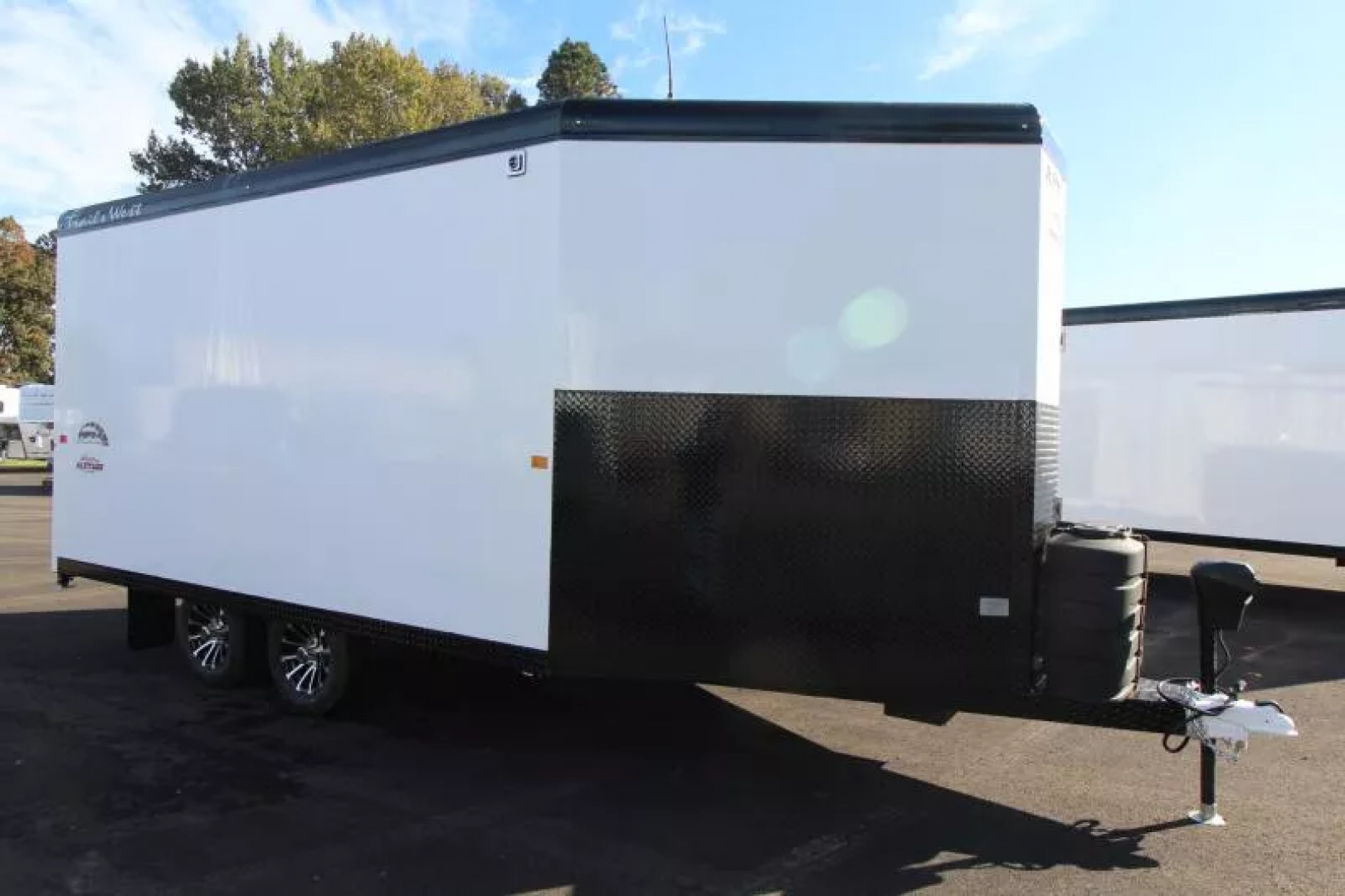 New 2026 Trails West RPM 20' Snowmobile Trailer-Altitude Pckg. - Electric Jack- 30 gal. Fuel Cell-Power Rear Ramp-7.5 gal. LP Tanks