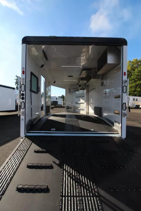 New 2026 Trails West RPM 20' Snowmobile Trailer-Altitude Pckg. - Electric Jack- 30 gal. Fuel Cell-Power Rear Ramp-7.5 gal. LP Tanks