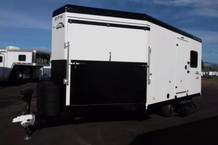 New 2026 Trails West RPM 20' Snowmobile Trailer-Altitude Pckg. - Electric Jack- 30 gal. Fuel Cell-Power Rear Ramp-7.5 gal. LP Tanks