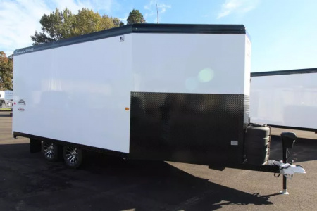 New 2026 Trails West RPM 20' Snowmobile Trailer-Altitude Pckg. - Electric Jack- 30 gal. Fuel Cell-Power Rear Ramp-7.5 gal. LP Tanks