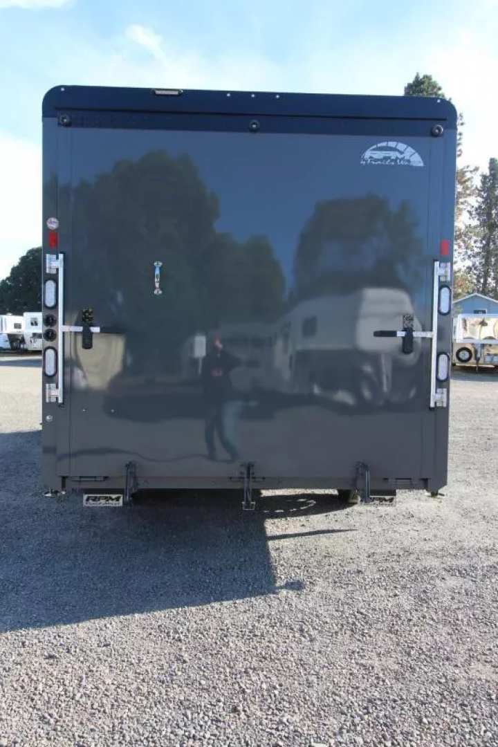 New 2026 Trails West RPM 20' Snowmobile Trailer-Altitude Package-Power Rear Ramp-7.5 gal. LP Tanks-Electric Jack