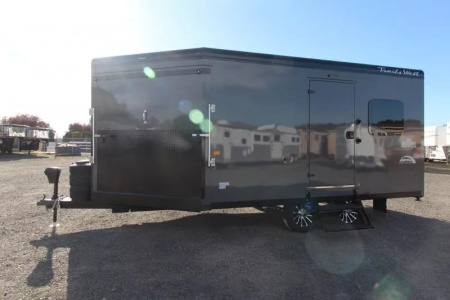 New 2026 Trails West RPM 20' Snowmobile Trailer-Altitude Package-Power Rear Ramp-7.5 gal. LP Tanks-Electric Jack