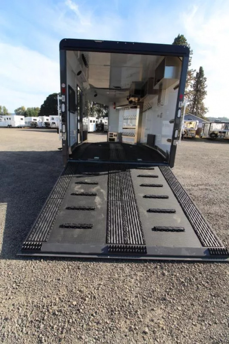 New 2026 Trails West RPM 20' Snowmobile Trailer-Altitude Package-Power Rear Ramp-7.5 gal. LP Tanks-Electric Jack