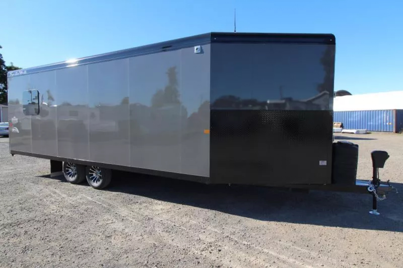 New COMING FALL 2025! 2026 Trails West RPM 28' Snowmobile Trailer-Altitude Package-30gal. Fuel Cell w/Pump-Power Rear Ramp-7.5 gal. LP Tanks