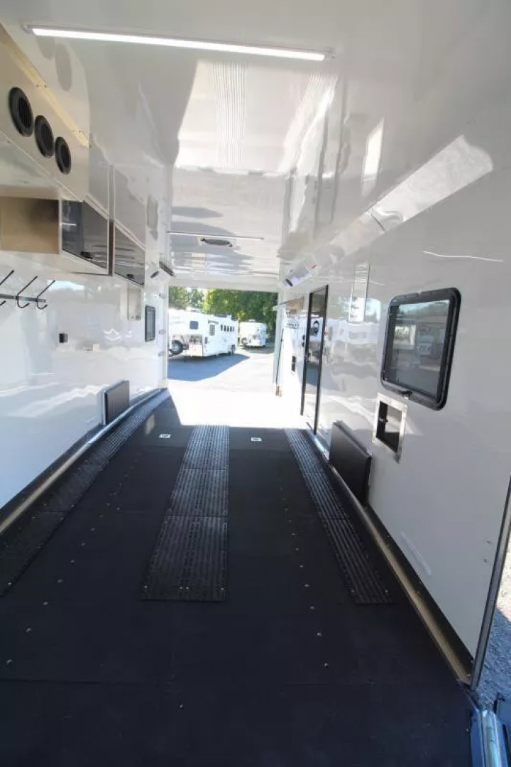 New COMING FALL 2025! 2026 Trails West RPM 28' Snowmobile Trailer-Altitude Package-30gal. Fuel Cell w/Pump-Power Rear Ramp-7.5 gal. LP Tanks