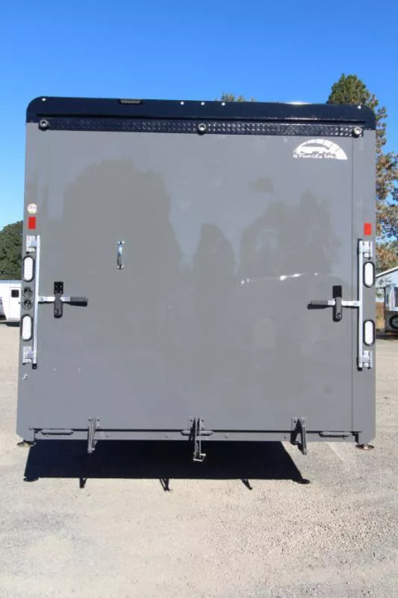 New COMING FALL 2025! 2026 Trails West RPM 28' Snowmobile Trailer-Altitude Package-30gal. Fuel Cell w/Pump-Power Rear Ramp-7.5 gal. LP Tanks