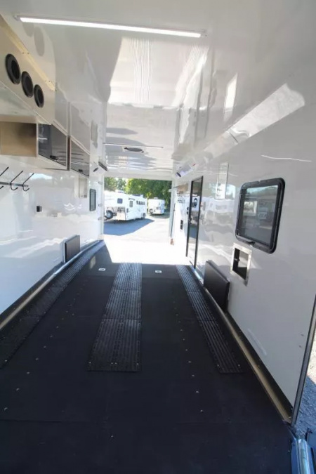 New COMING FALL 2025! 2026 Trails West RPM 28' Snowmobile Trailer-Altitude Package-30gal. Fuel Cell w/Pump-Power Rear Ramp-7.5 gal. LP Tanks