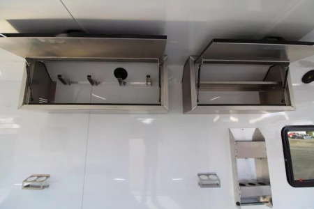 New 2026 Trails West RPM 28' Snowmobile Trailer-Altitude Pckg. - Power Rear Ramp- Track-Melt Heater