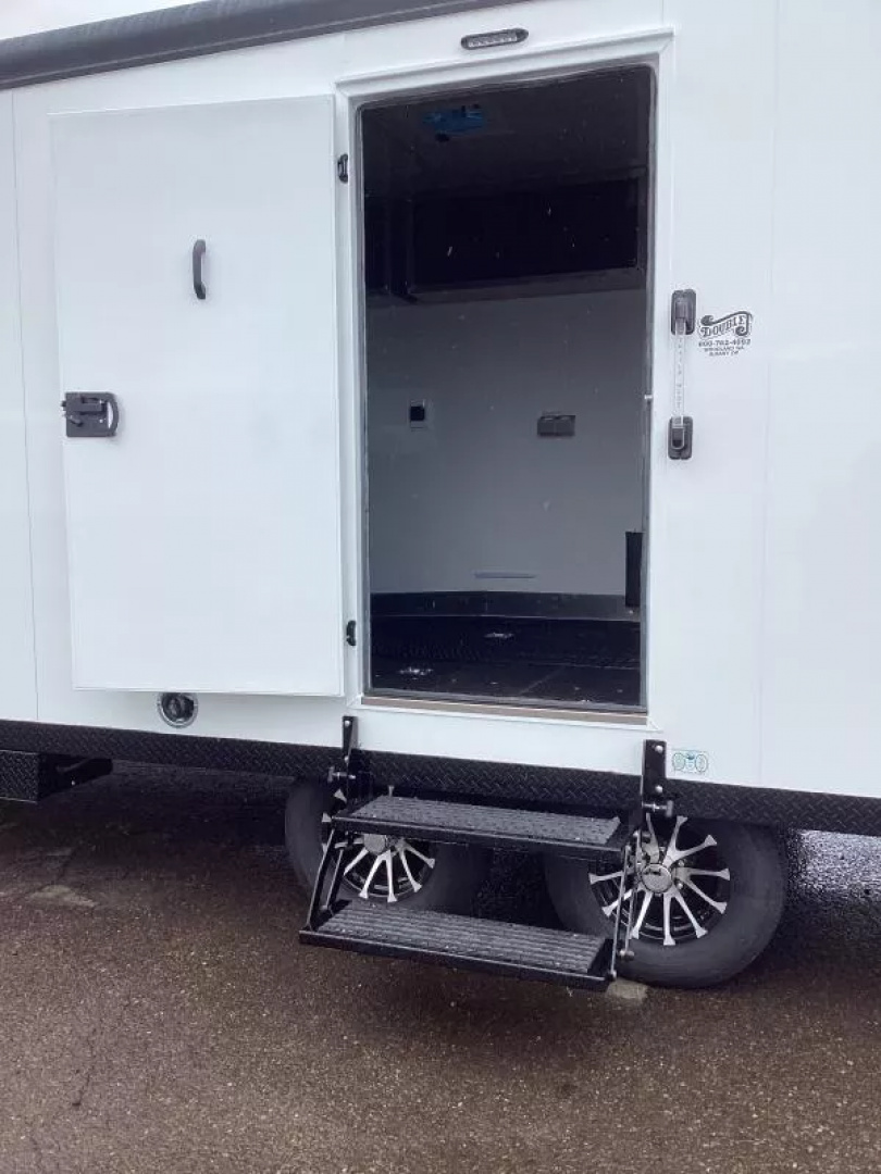 New COMING FALL 2025! 2026 Trails West RPM 28' Snowmobile Trailer-Altitude Package-30 gal. fuel cell-7.5 gal. LP Tanks- Power Rear Ramp