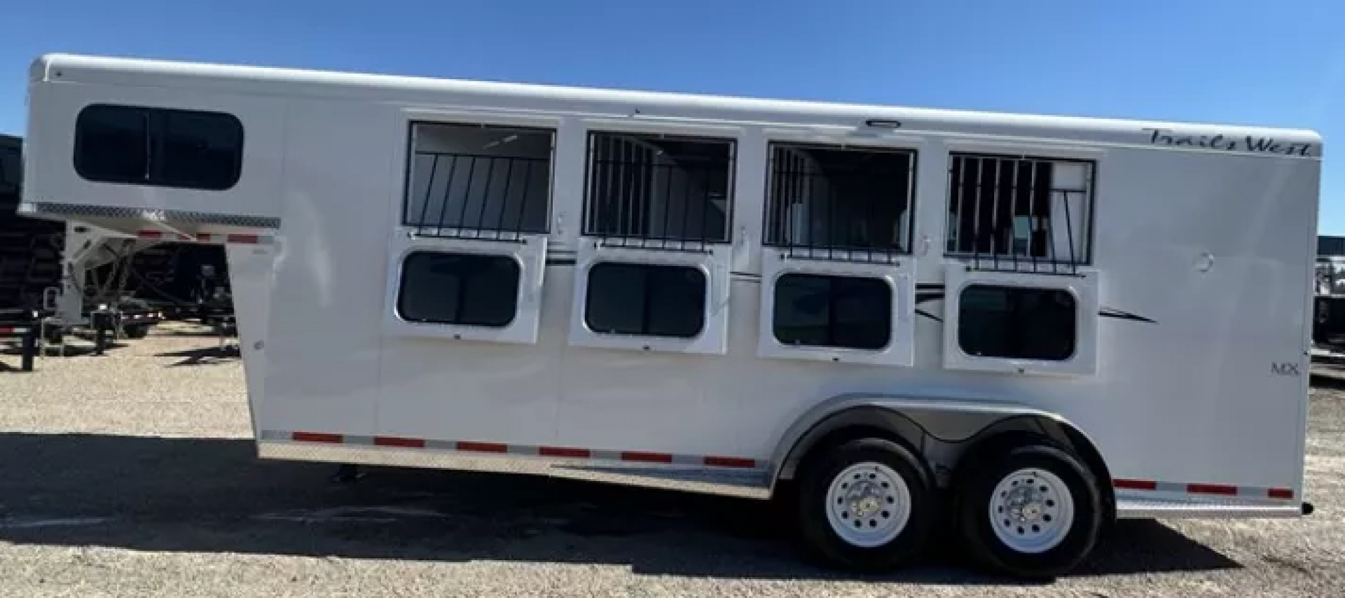 New 2026 Trails West Adventure 4 Horse GN Trailer