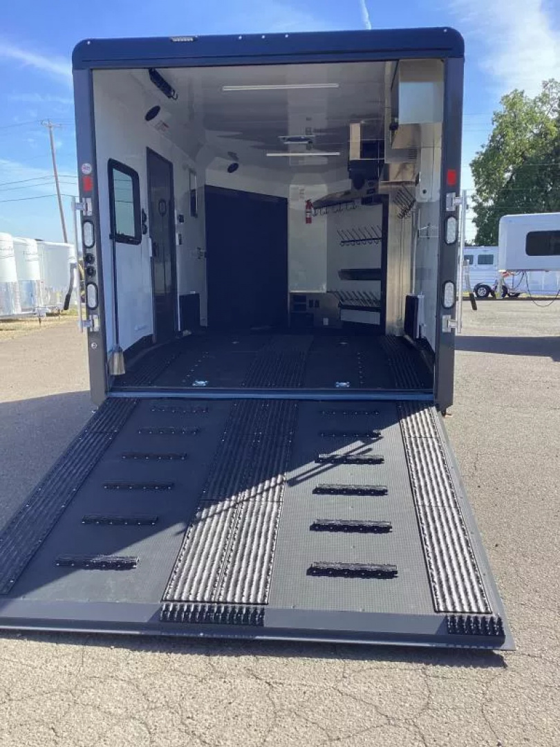 New COMING FALL 2025! 2026 Trails West RPM 20' Snowmobile Trailer-Altitude Package-30 gal. Fuel Cell w/Pump-Power Rear Ramp